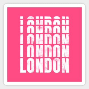 London typography Magnet